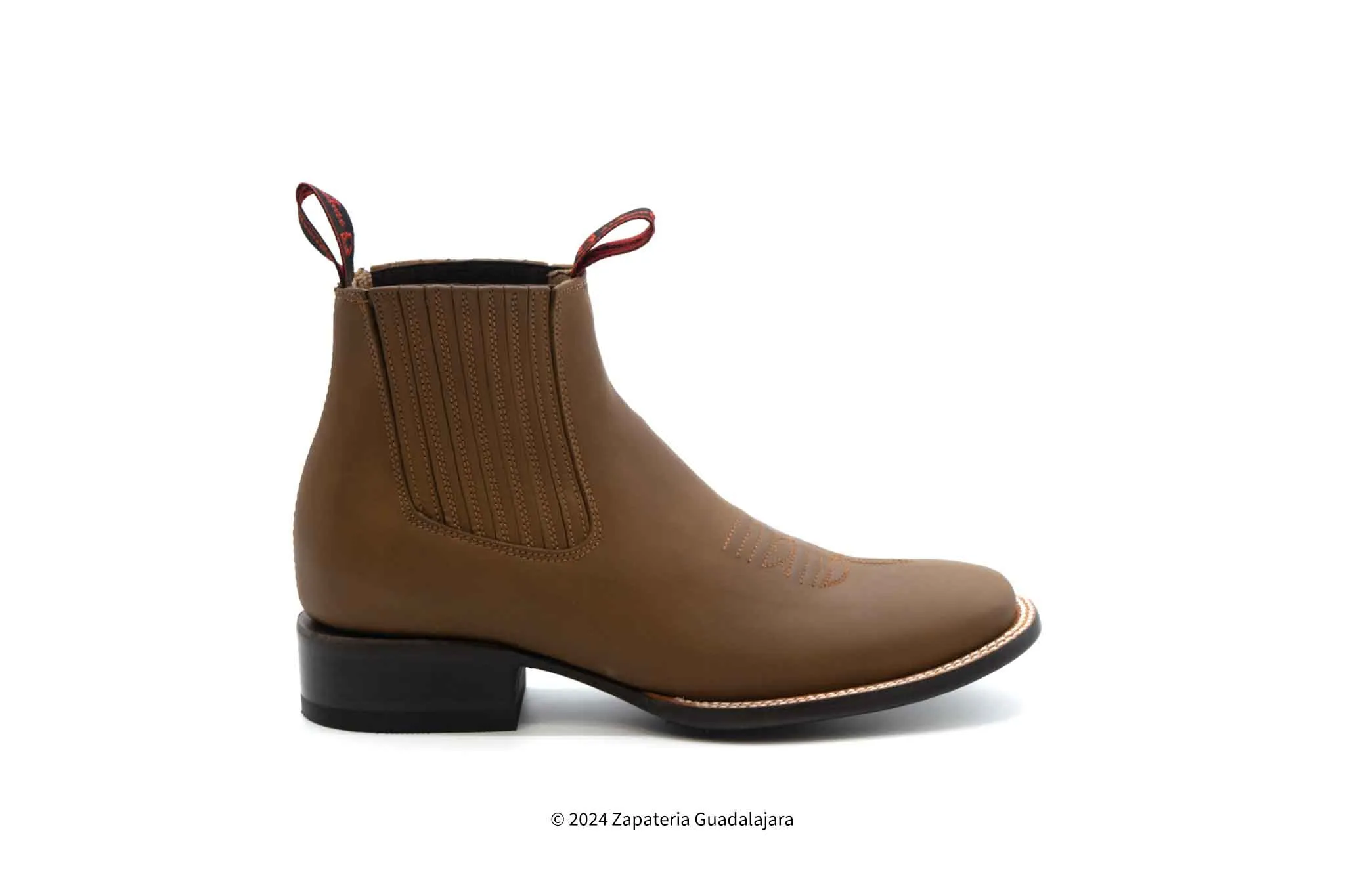 2662434 MEN WIDE SQUARE TOE GRASSO TANG LEATHER BOOT