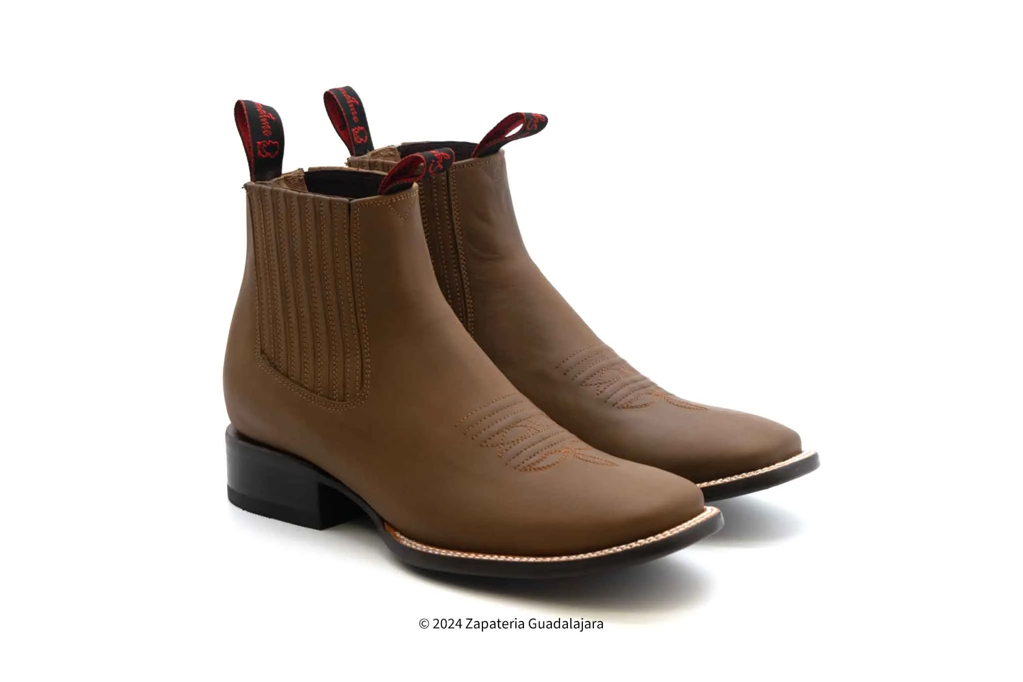 2662434 MEN WIDE SQUARE TOE GRASSO TANG LEATHER BOOT