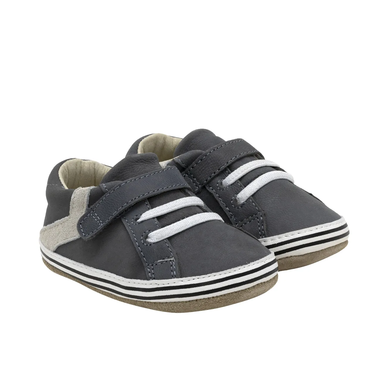 Adam First Kicks - Grey Leather by Robeez