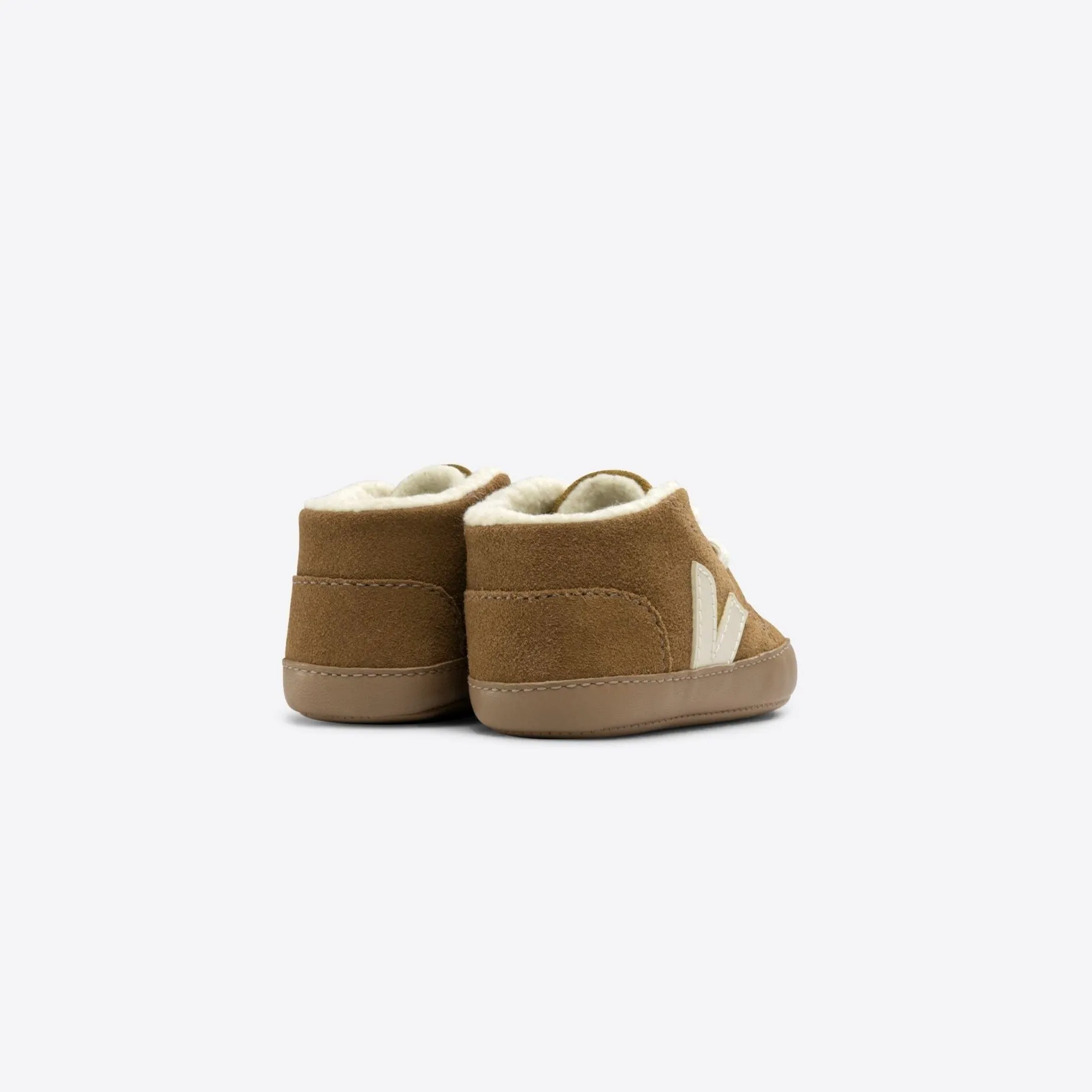 BABY FURED SUEDE CAMEL PIERRE