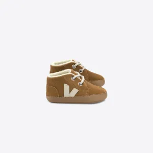 BABY FURED SUEDE CAMEL PIERRE