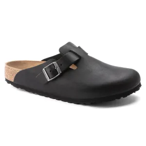 Boston Black Grip Leather