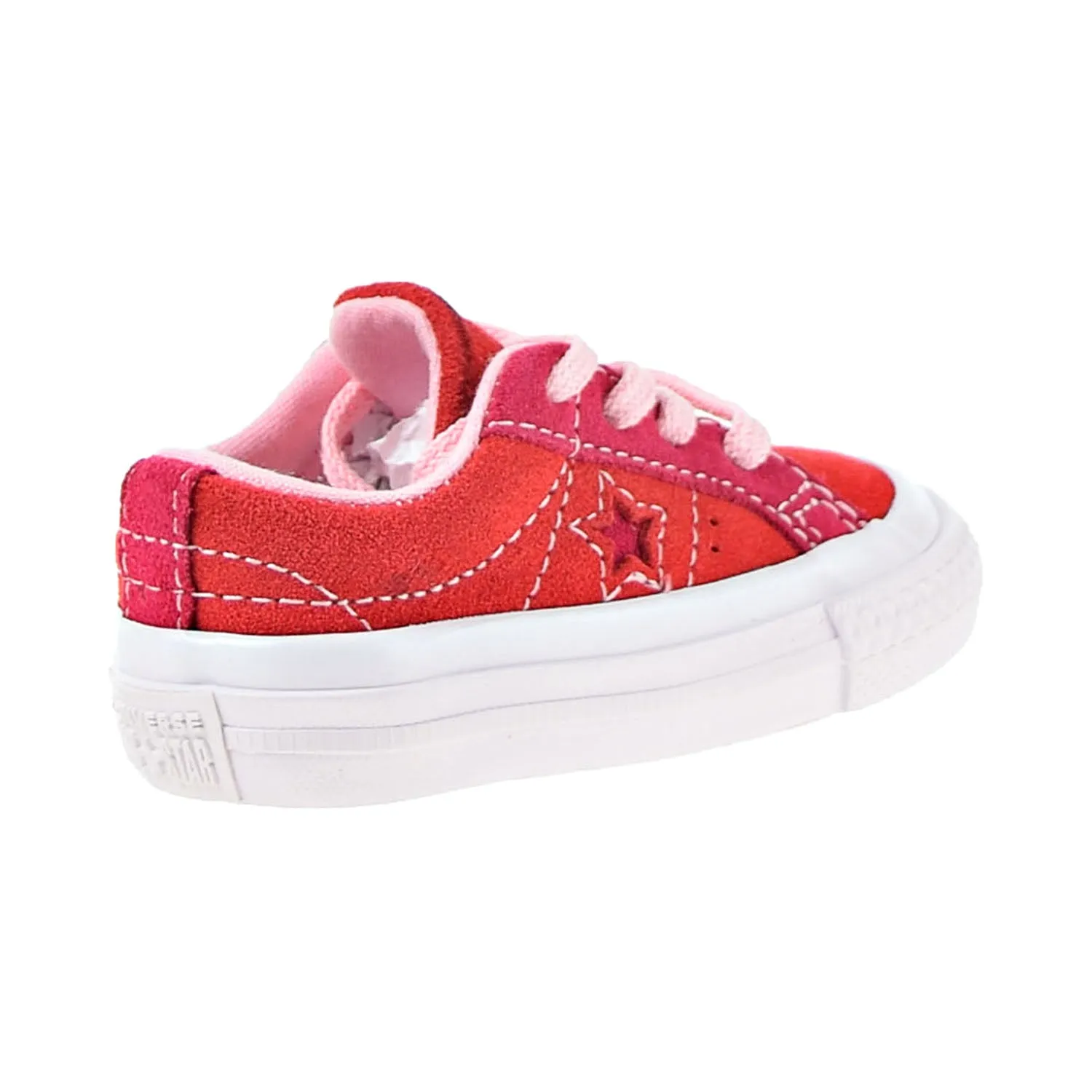 Converse One Star Ox Toddler Shoes Enamel Red-Pink