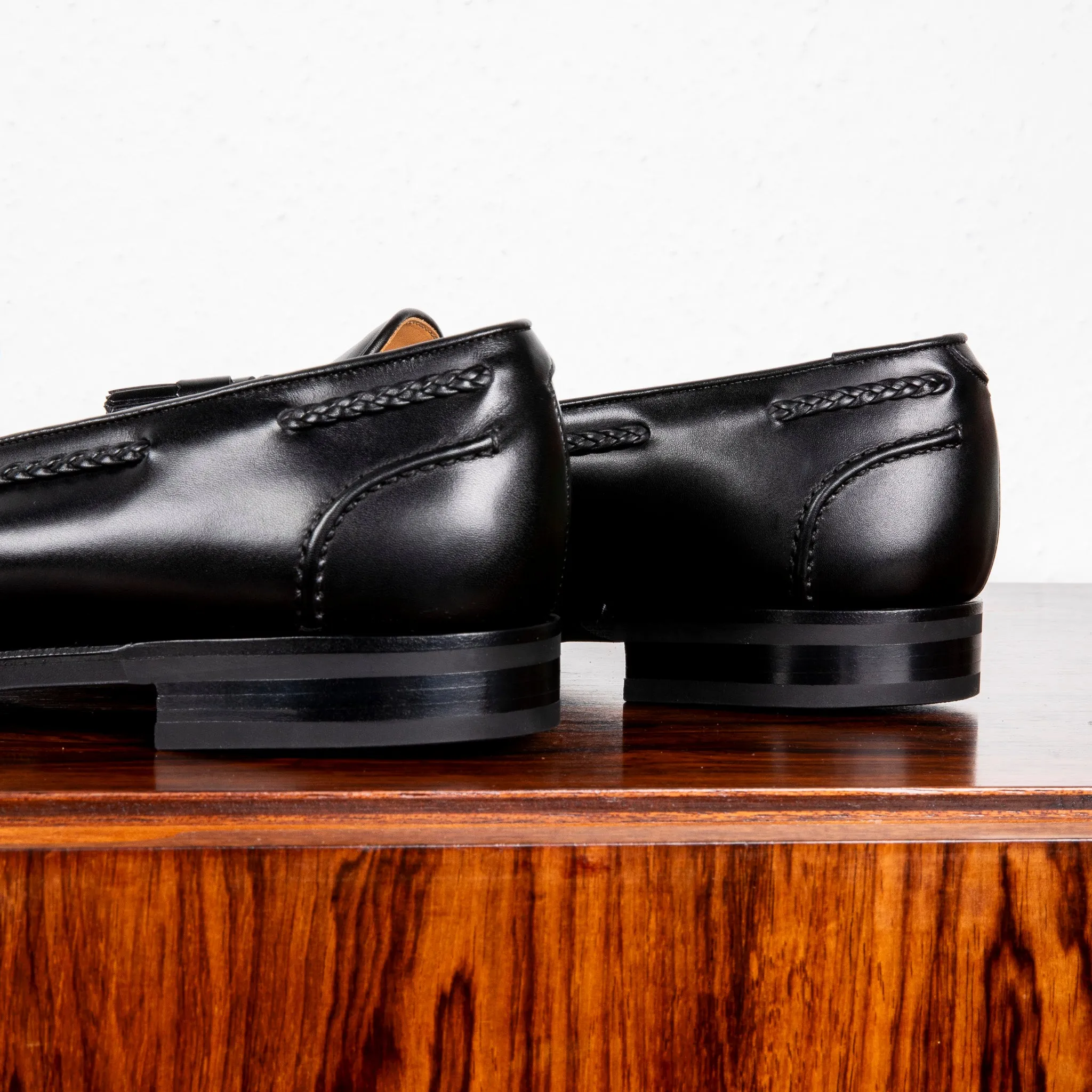Edward Green Belgravia in Black on R1 sole