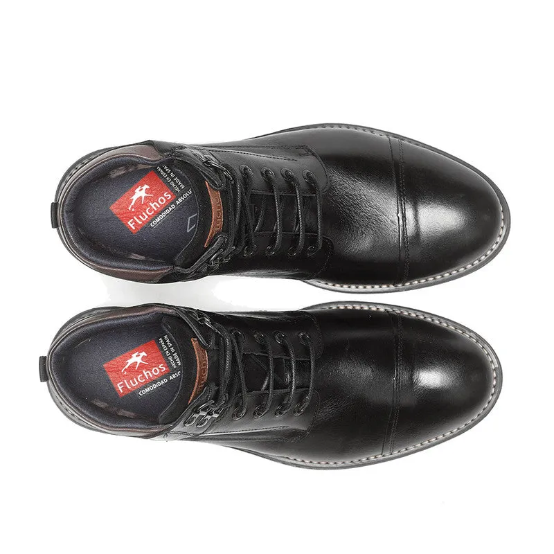 Fluchos Men's Habana Boot Black
