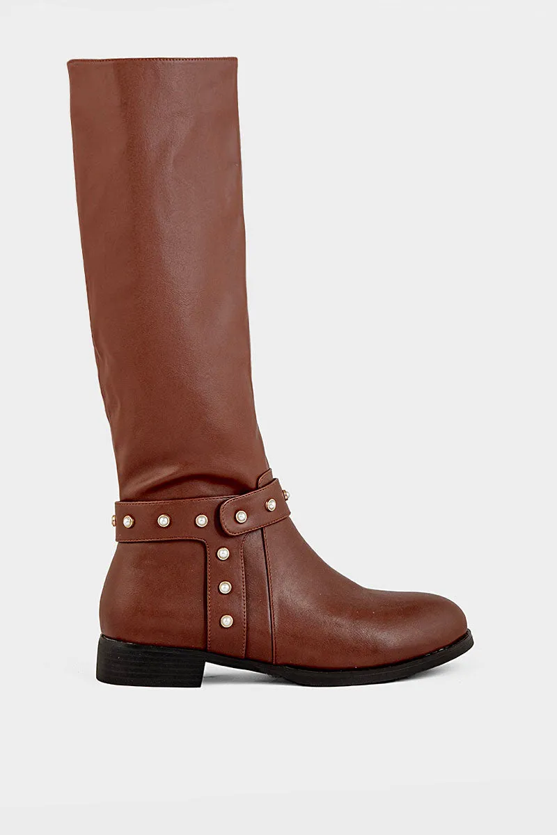 Formal Boots I53097-Brown