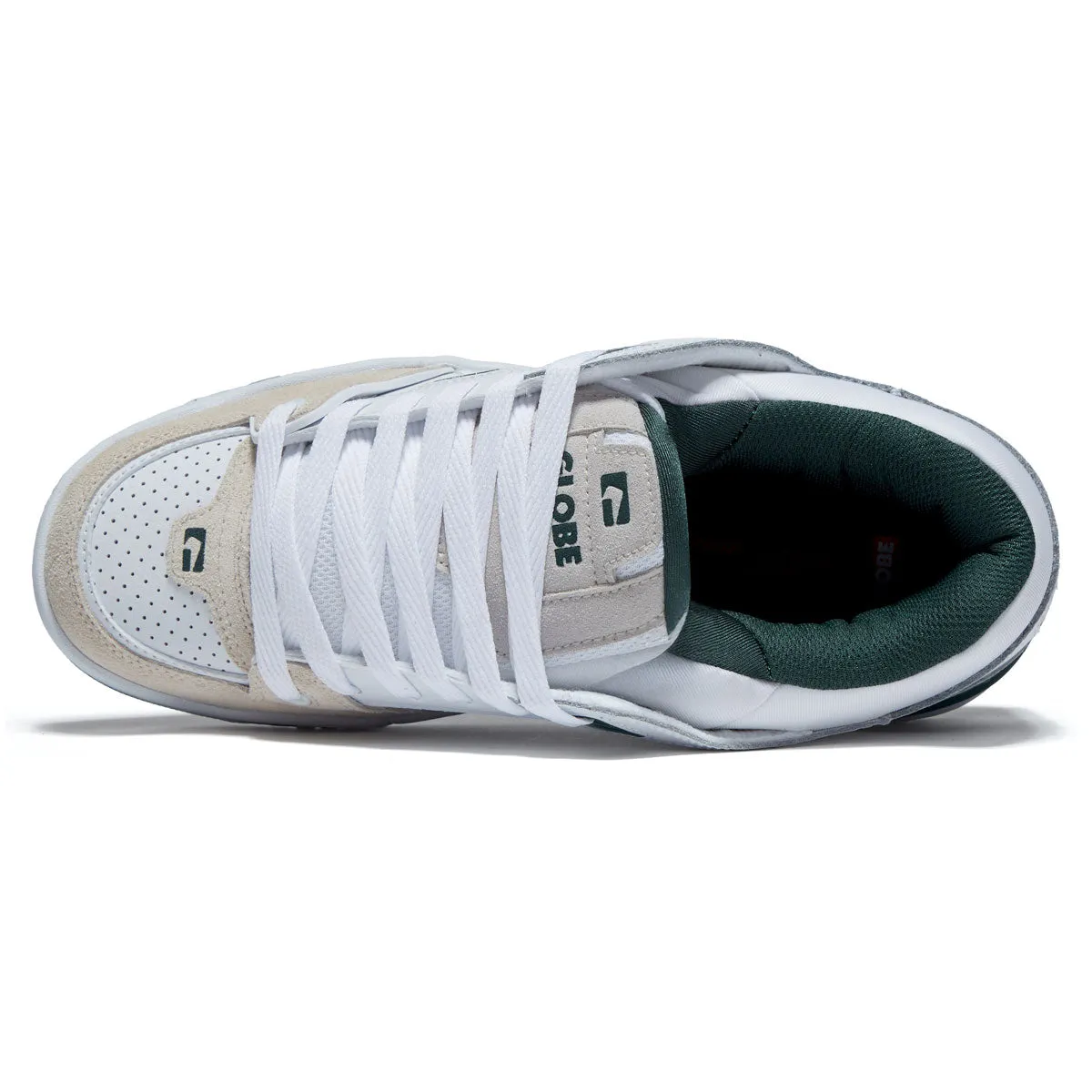 Globe Fusion Shoes - White/Green