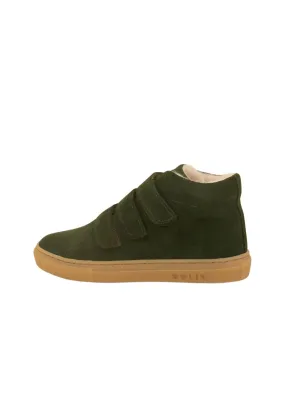 Green Velcro Mid Sneakers