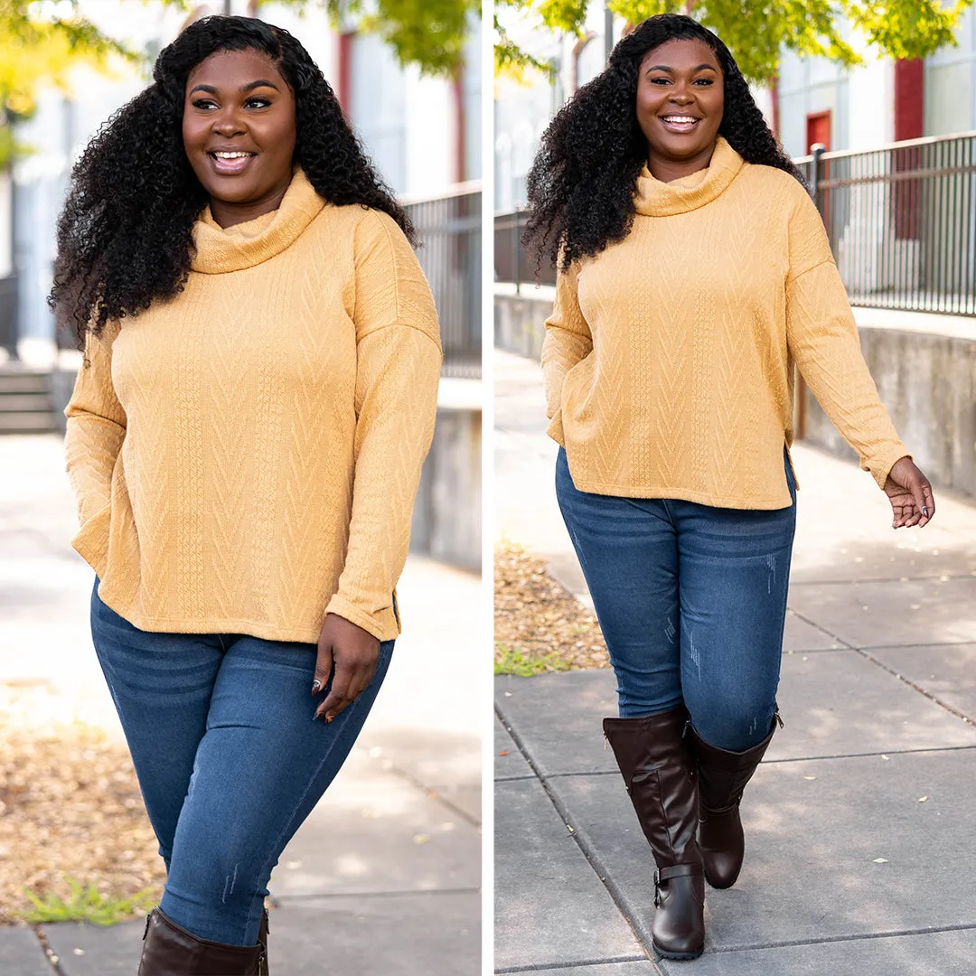 Hypnotized By The Light Top, Mustard
