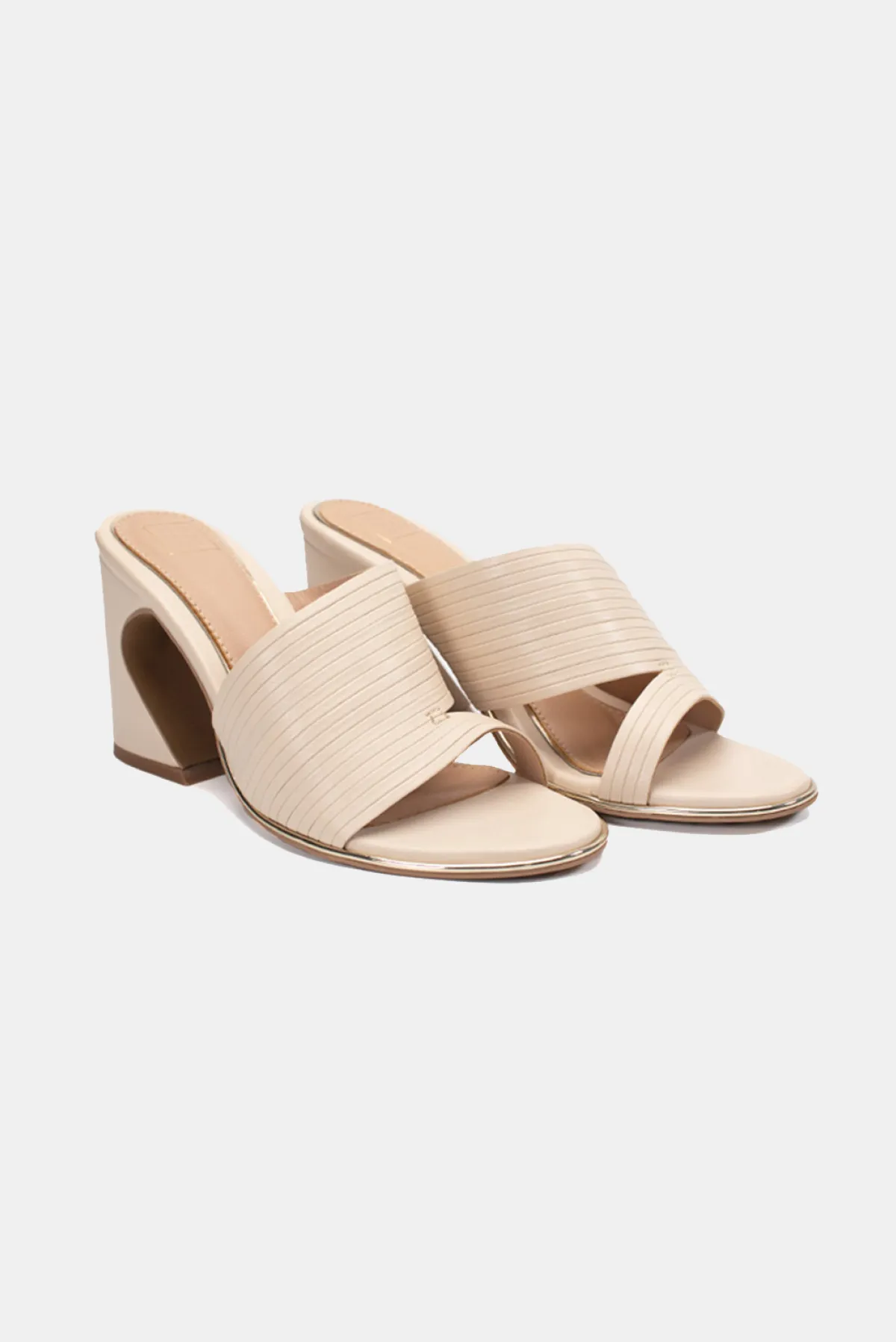 Kiko Block Heels - Butter