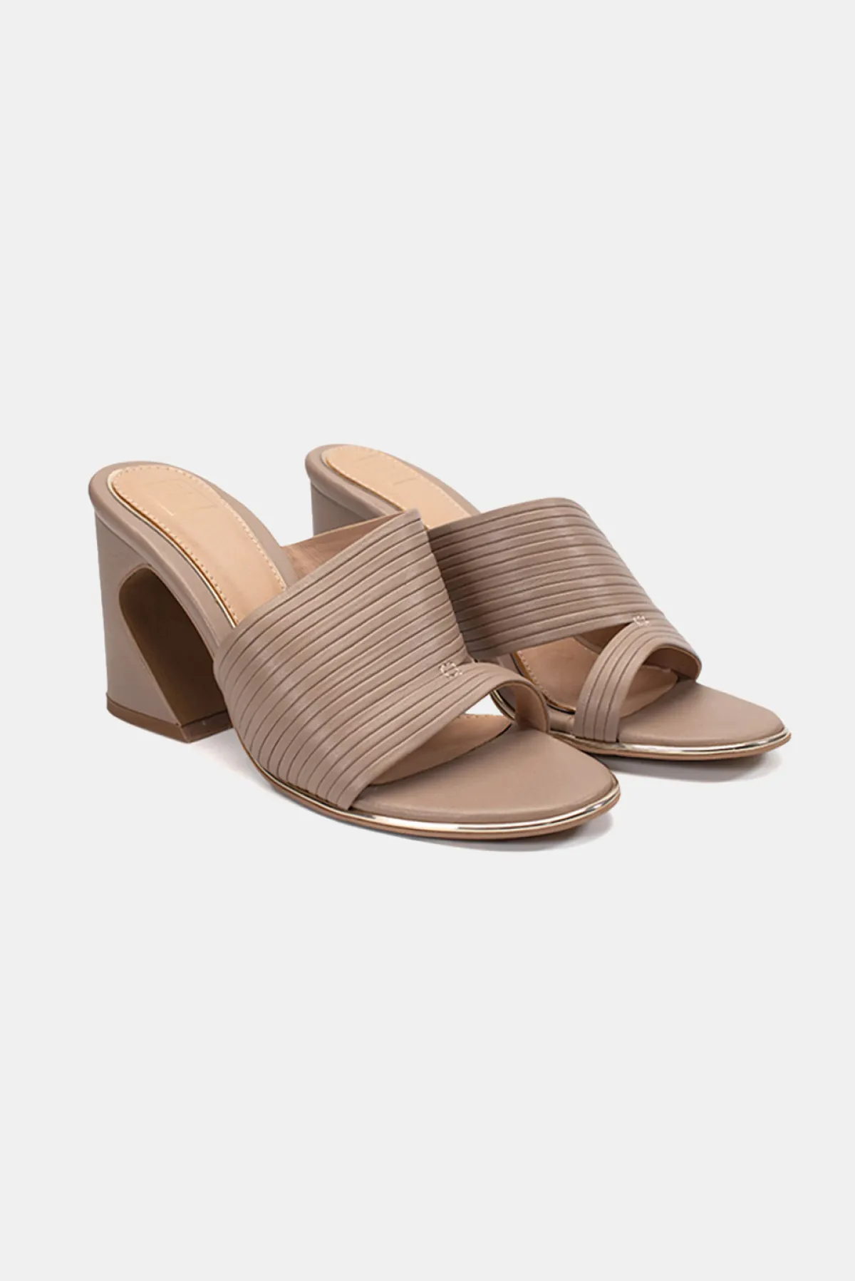 Kiko Block Heels - Taupe