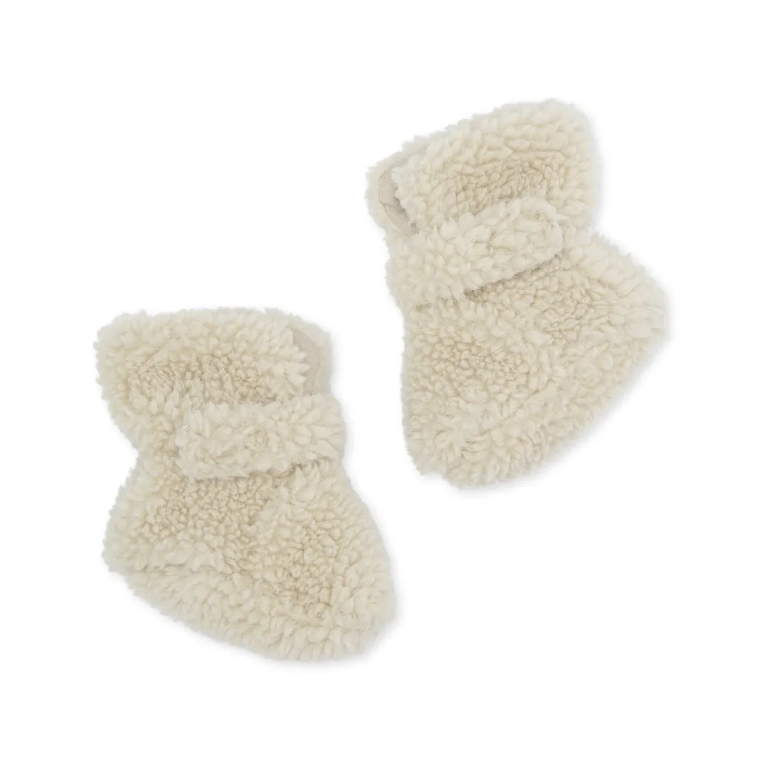 Konges Slojd - grizz teddy baby boot - cream off white 12-18M