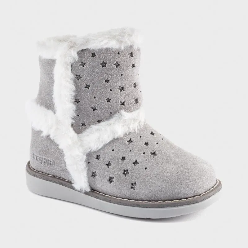 Leather Star Boots For Baby by Mayoral