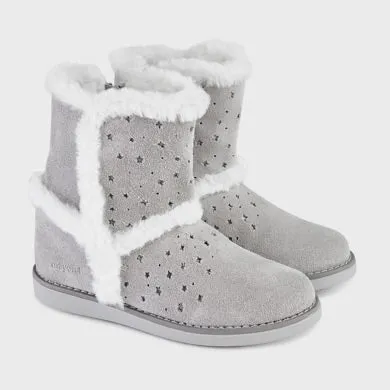 Leather Star Boots For Baby by Mayoral