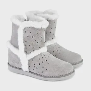 Leather Star Boots For Baby by Mayoral