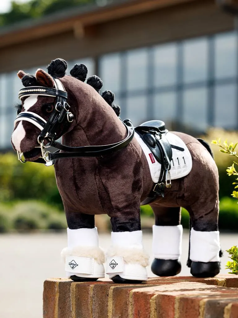 LeMieux Toy Pony Dressage Over reach Boots White