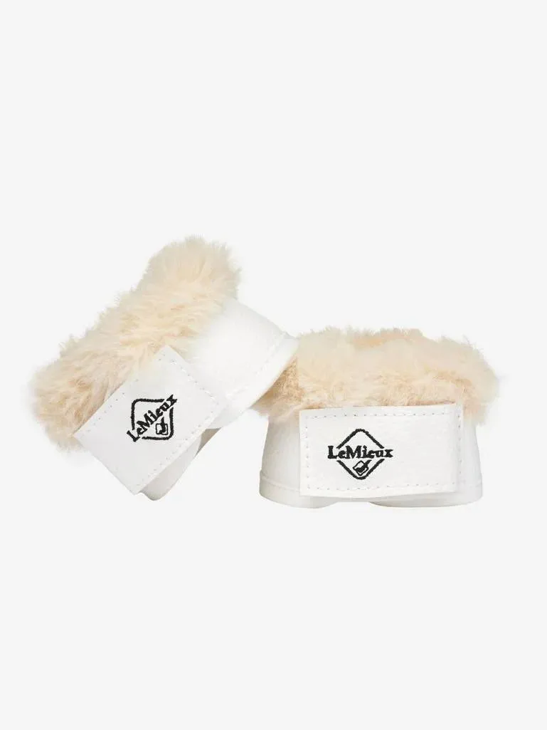 LeMieux Toy Pony Dressage Over reach Boots White
