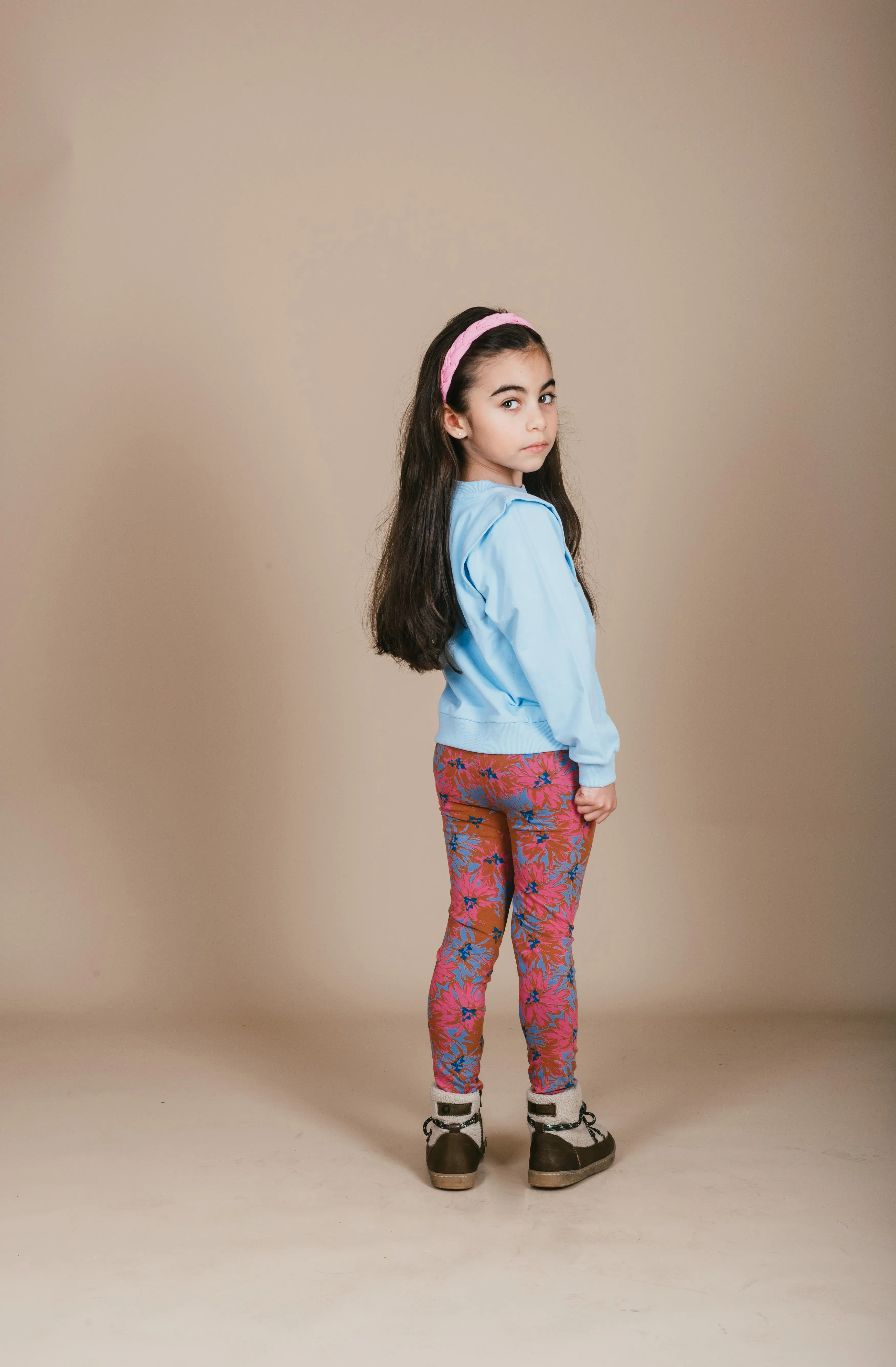 Lola Legging | Viola Flower AOP