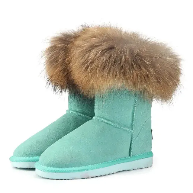 MBR Force Fox Fur Snow Boots