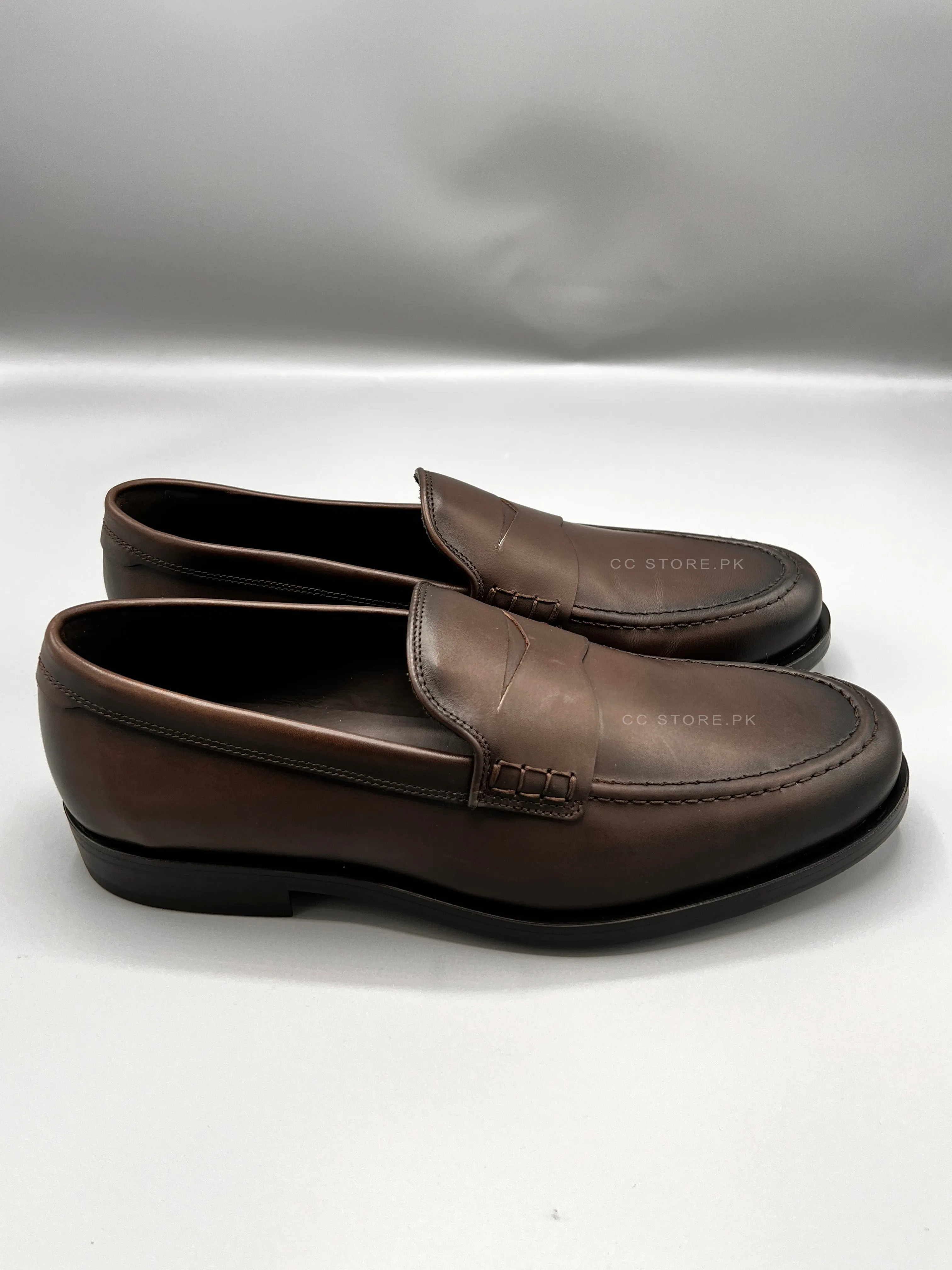 MD Penny Leather Brown Loafers