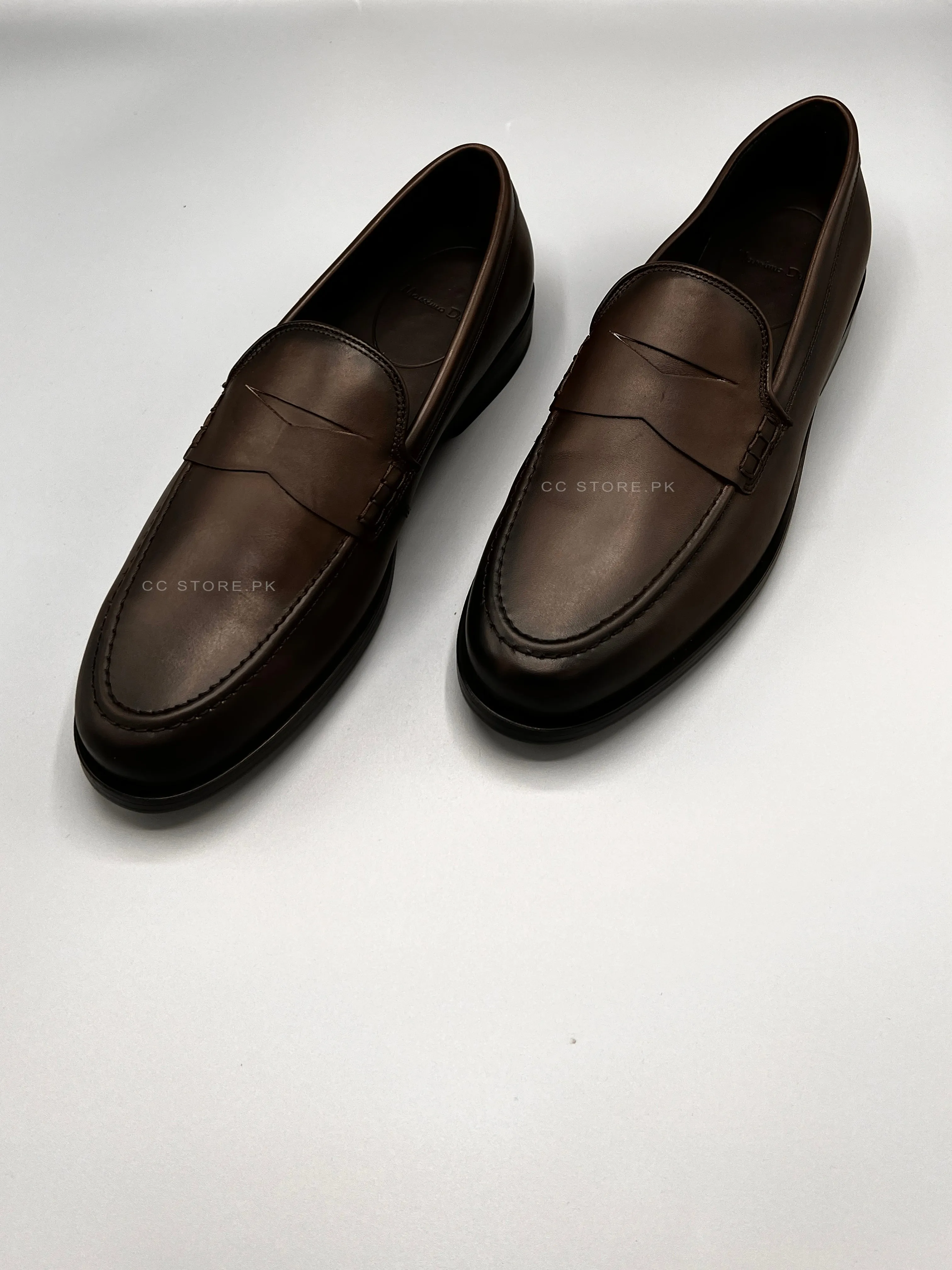 MD Penny Leather Brown Loafers