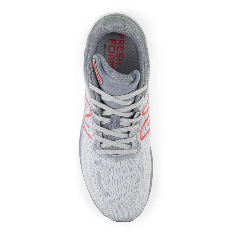 Men's 840 MORE Aluminum Grey with True Red