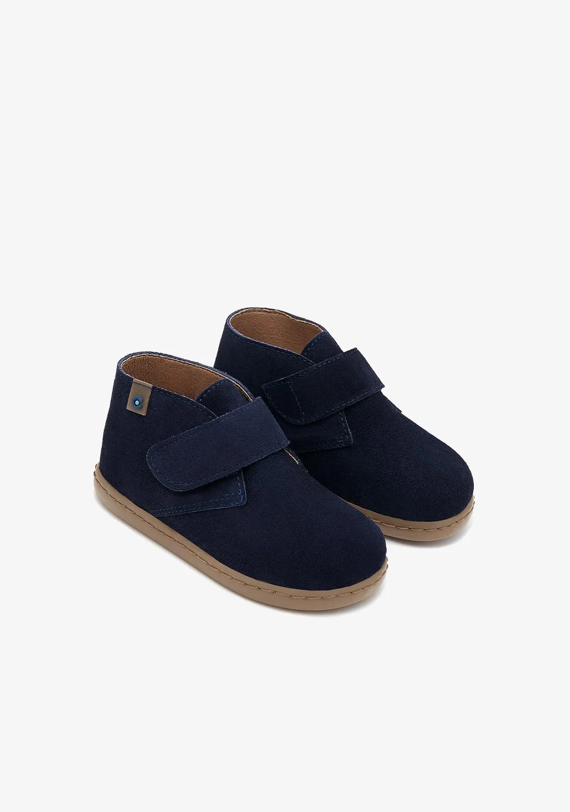 Navy Respectful Safari Ankle Boots