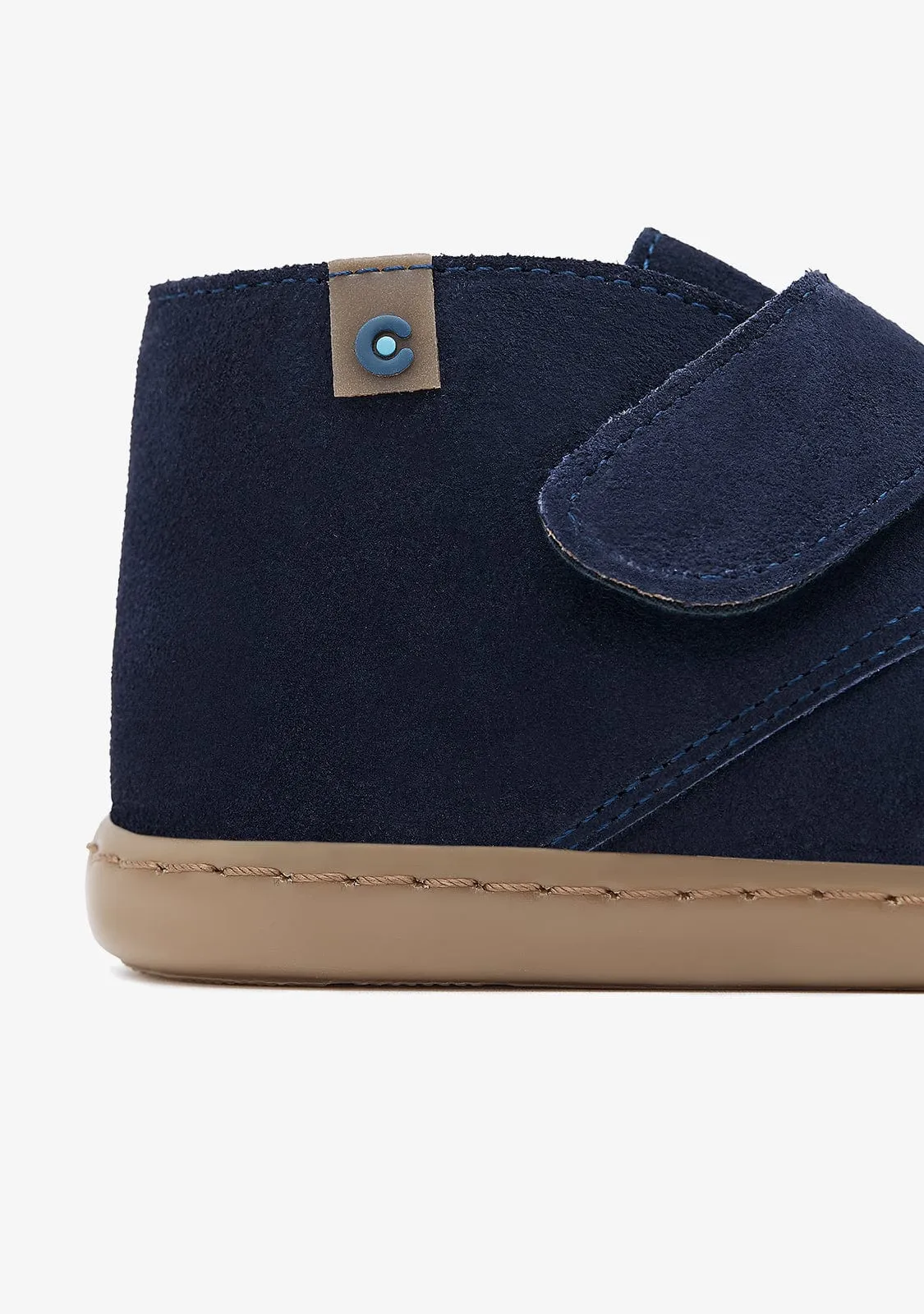 Navy Respectful Safari Ankle Boots