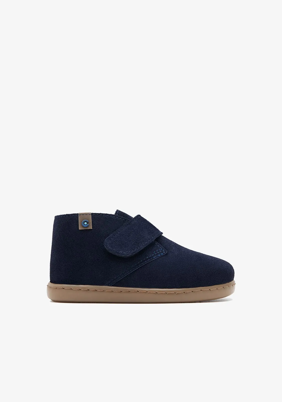 Navy Respectful Safari Ankle Boots