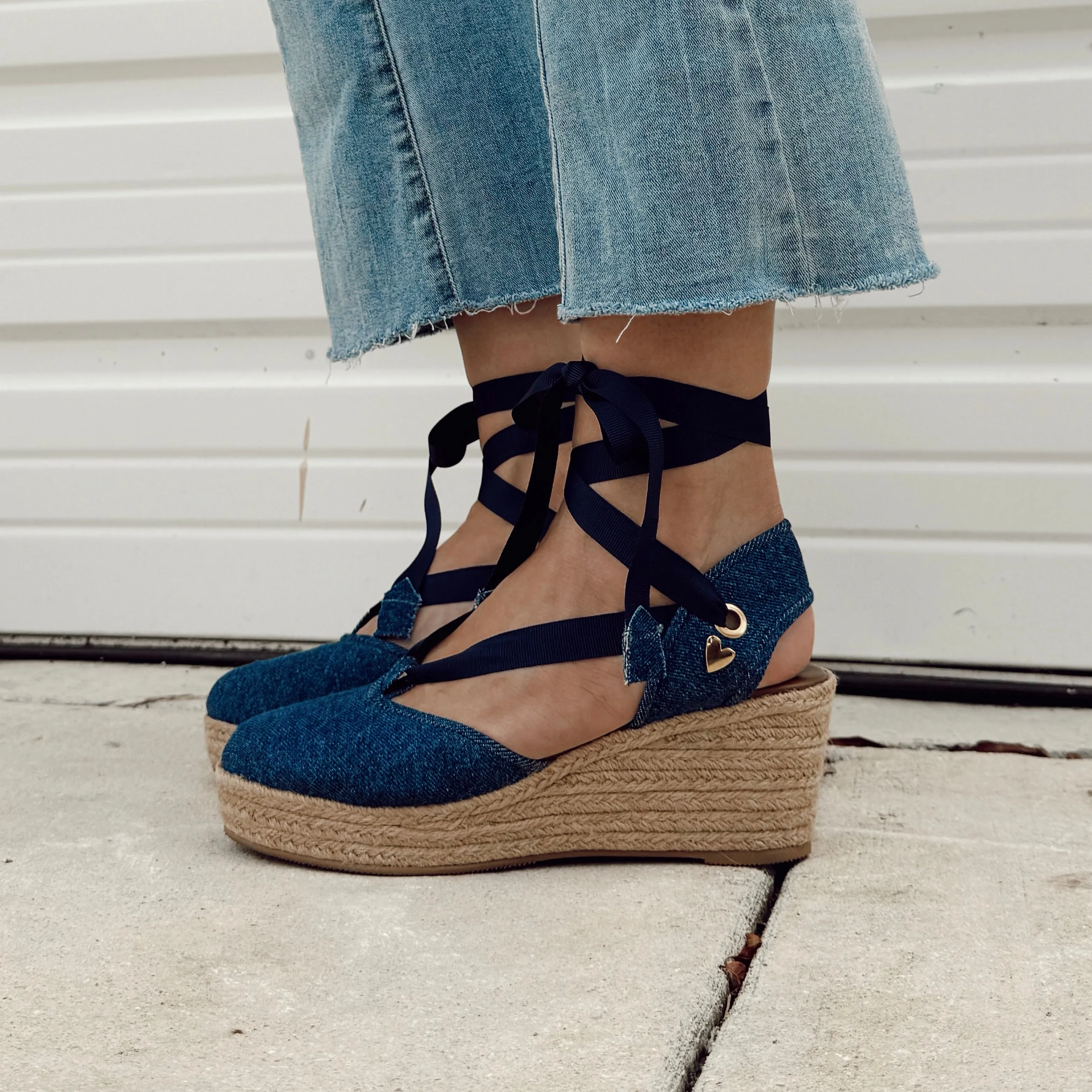 Patrizia Espadrilles - Denim Low High