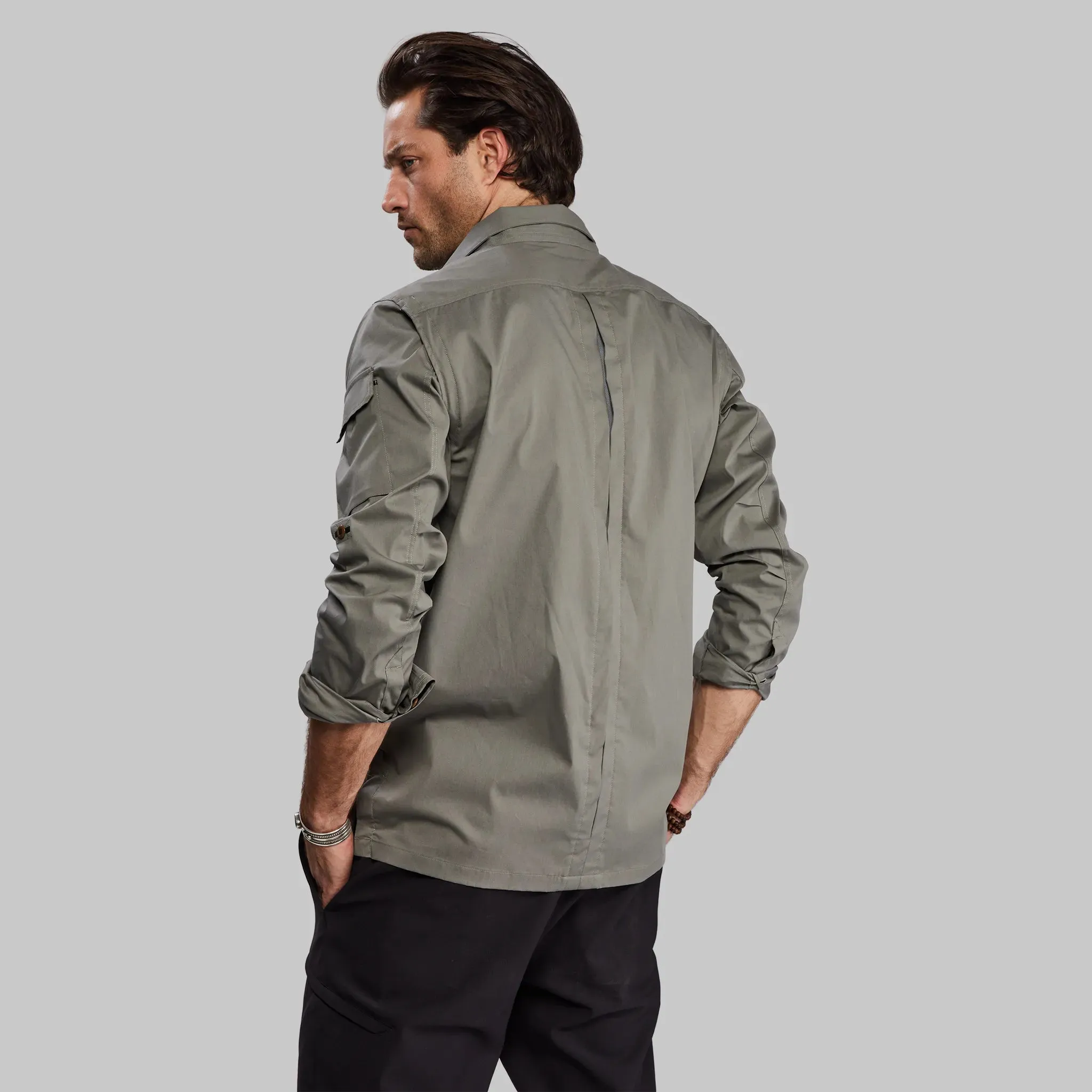 Planet Earth Shirt. Grey-Green edition