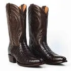 Rujo Boots Men's The Arturo Chocolate Caiman Belly Boots