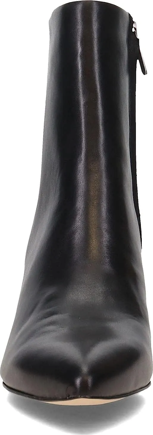 Sam Edelman Ulissa Black Pointed Toe Side Zipper Kitten Heel Ankle Fashion Boots