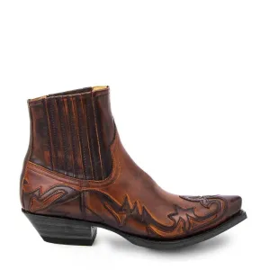 Unisex Leather Cowboy Boots