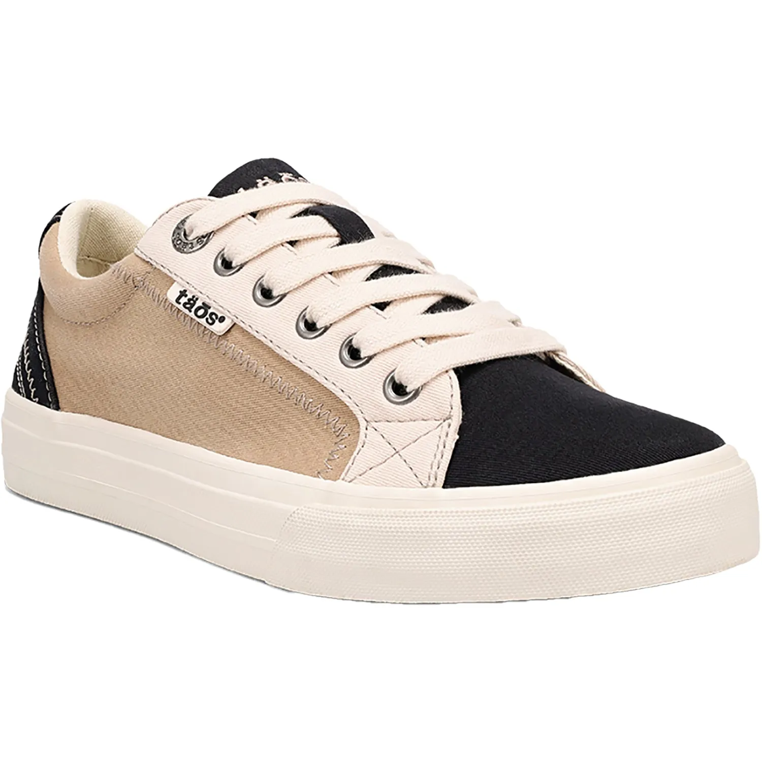 Women's Taos Plim Soul Black/Tan Multi Canvas