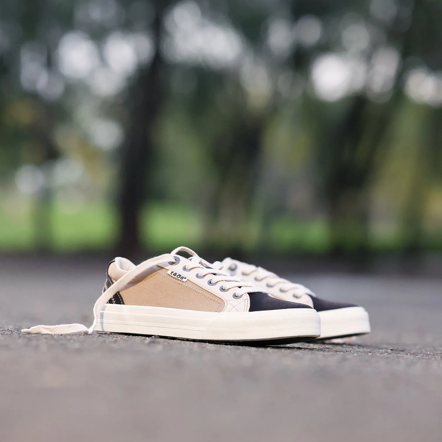Women's Taos Plim Soul Black/Tan Multi Canvas