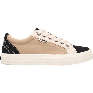 Women's Taos Plim Soul Black/Tan Multi Canvas